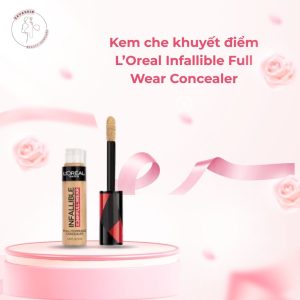 kem che i’oreal infallible full wear concealer là các loại kem che khuyết điểm tốt