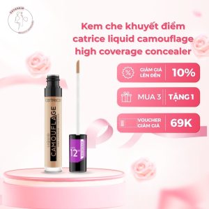kem che khuyết điểm catrice liquid camouflage high coverage concealer