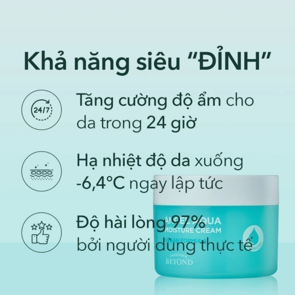 Kem dưỡng ẩm Tinh Linh Nước làm dịu Beyond Angel Aqua Moisture Cream - Ảnh 5