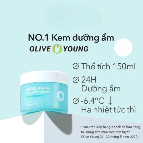 Kem dưỡng ẩm Tinh Linh Nước làm dịu Beyond Angel Aqua Moisture Cream - Ảnh 2