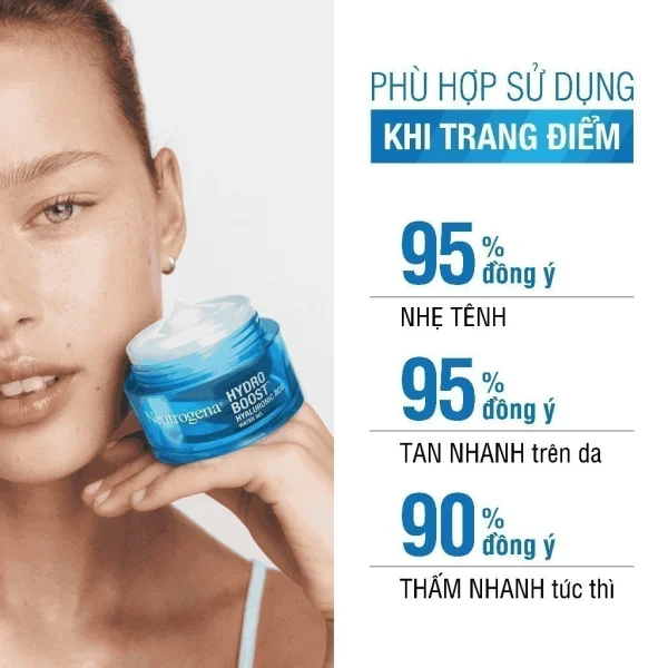Kem dưỡng ẩm cấp nước Neutrogena Hydro Boost Water Gel 50g _Tặng Tuýp 15g - Ảnh 5