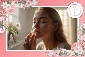 Người dùng sử dụng serum chăm sóc da hàng ngày