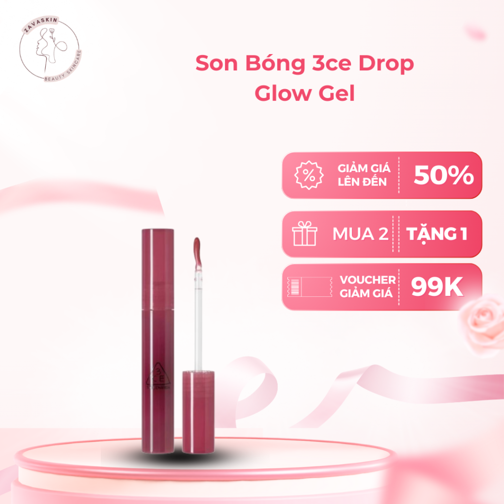 son bóng 3ce drop glow gel