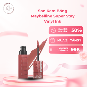 son kem bóng maybelline super stay vinyl ink
