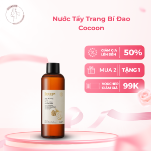 Nước Tẩy Trang Cocoon Bí Đao Winter Melon Micellar Water Hỗ Trợ Làm Sạch & Giảm Dầu 500ml