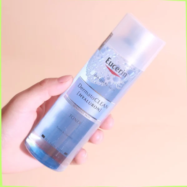 Nước tẩy trang 3in1 Eucerin DermatoCLEAN Hyaluron Micellar Water 400ml - Ảnh 2